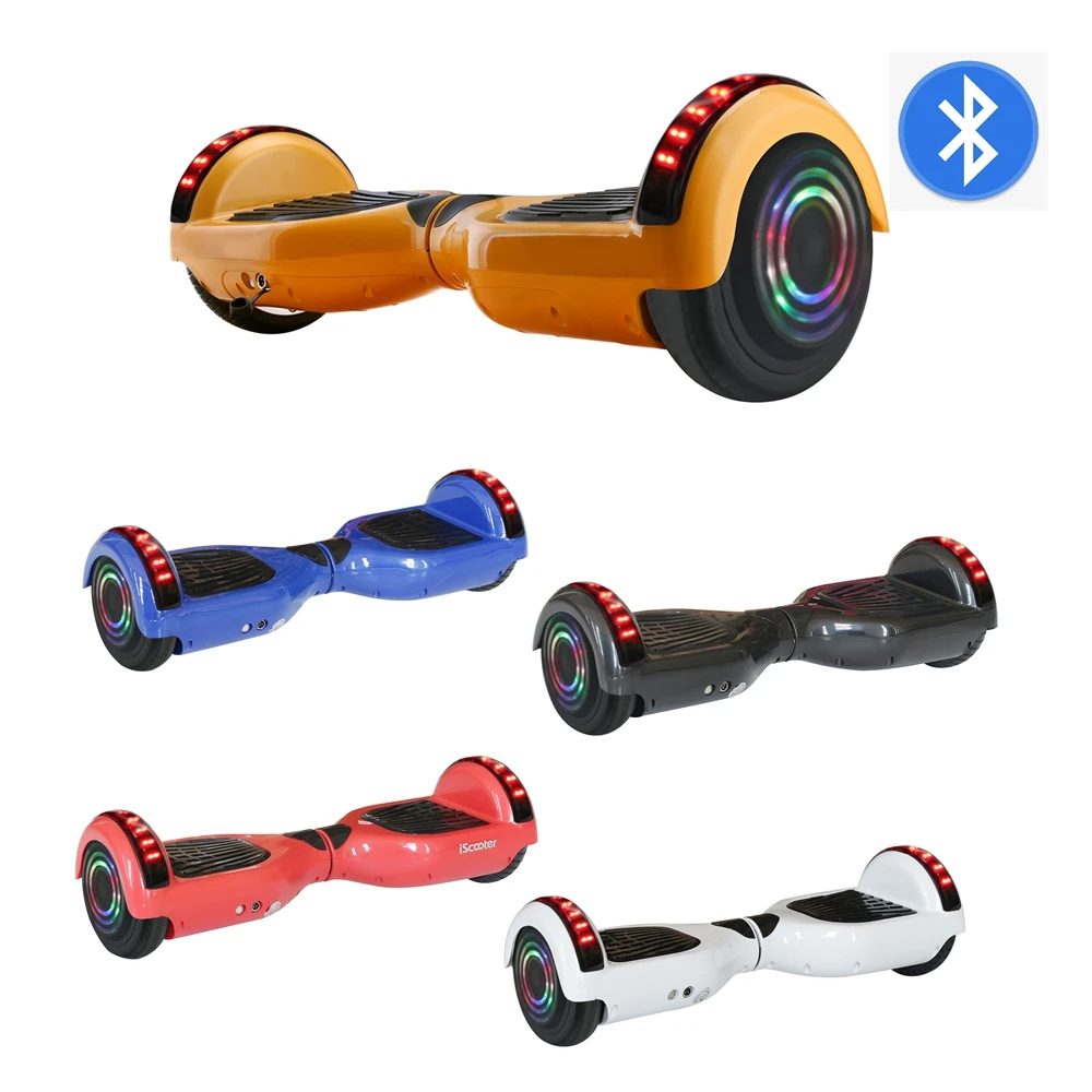 

iScooter 6.5 inch 2 Wheels APP Control Smart Electric Hoverboards with LED Light bluetooth Carrying Bag