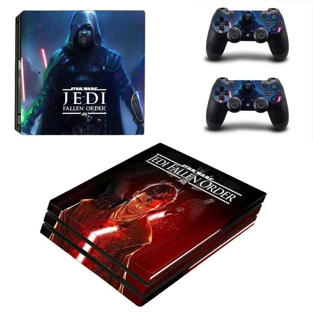 Star Wars Jedi Fallen Order PS4 Pro наклейка игровая станция наклейка для playstation 4 PS4 Pro консоль и контроллер кожи