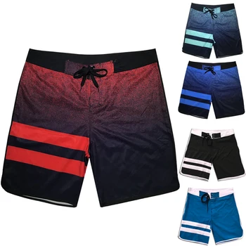 

2019 New Men Summer Quick Dry Board Shorts Elastic Surfing Fitness Gym Shorts Beach Surfing Short High Quality Gym Boardshorts