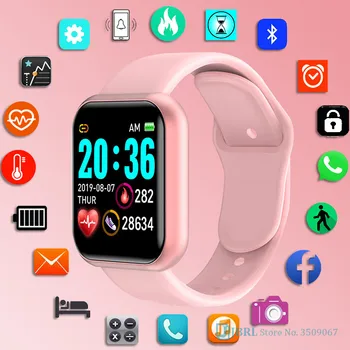 

Fashion Smart Watch Women Men Waterproof Sport Electronic Watches LED Ladies Clock For Women Men Wrist Watch Bluetooth Hours