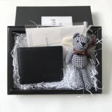 Пользовательское имя отец Жених шафера бойфренд подарки из искусственной кожи Набор для кошелька подарок для мужчин день рождения