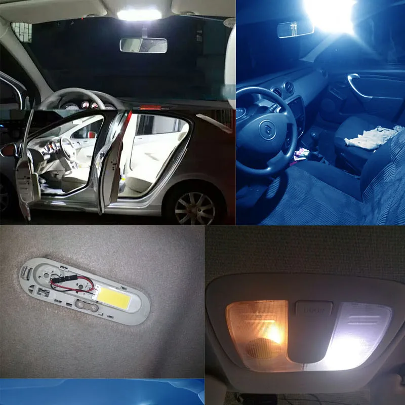 W5W светодиодный T10 C5W BA9S H21W 24 36 48SMD Автомобильный автомобиль Панель лампы авто