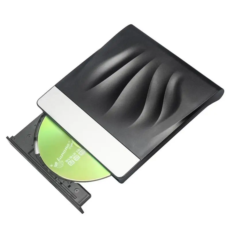 Внешний DVD Оптический привод USB 3,0+ Тип C двухпортовый мобильный VCD CD плеер Внешний Оптический привод для ноутбука ПК Apple компьютер
