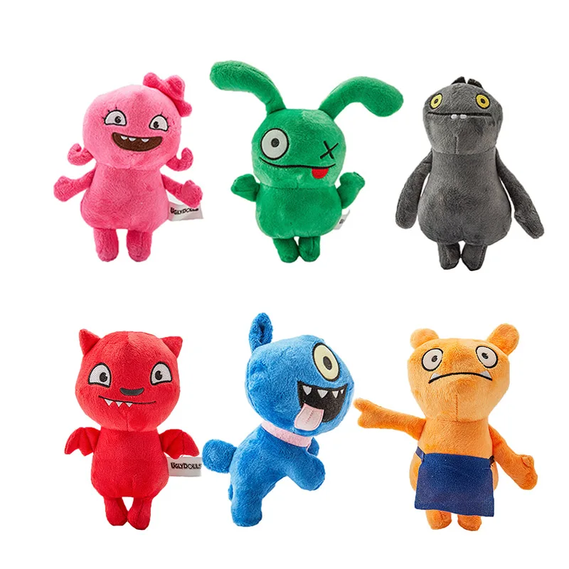 18 см 6 стилей Uglydoll Плюшевые игрушки мультфильм аниме Ox Moxy Babo Uglydog Мягкие плюшевые куклы уродливые подарки для детей