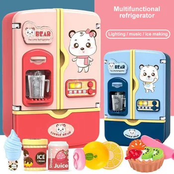 

Children Simulation Refrigerator Kids Pretend Role Play Toy Kitchen Toys Pretend Play Toy Set Kids Play House Girls Toys Gift