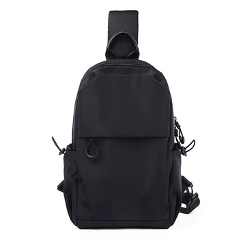 

Multifunction Crossbody Bags Men Chest Pack Short Trip Messengers 7 Pockets Water Repellent Shoulder Bag Male for Winter