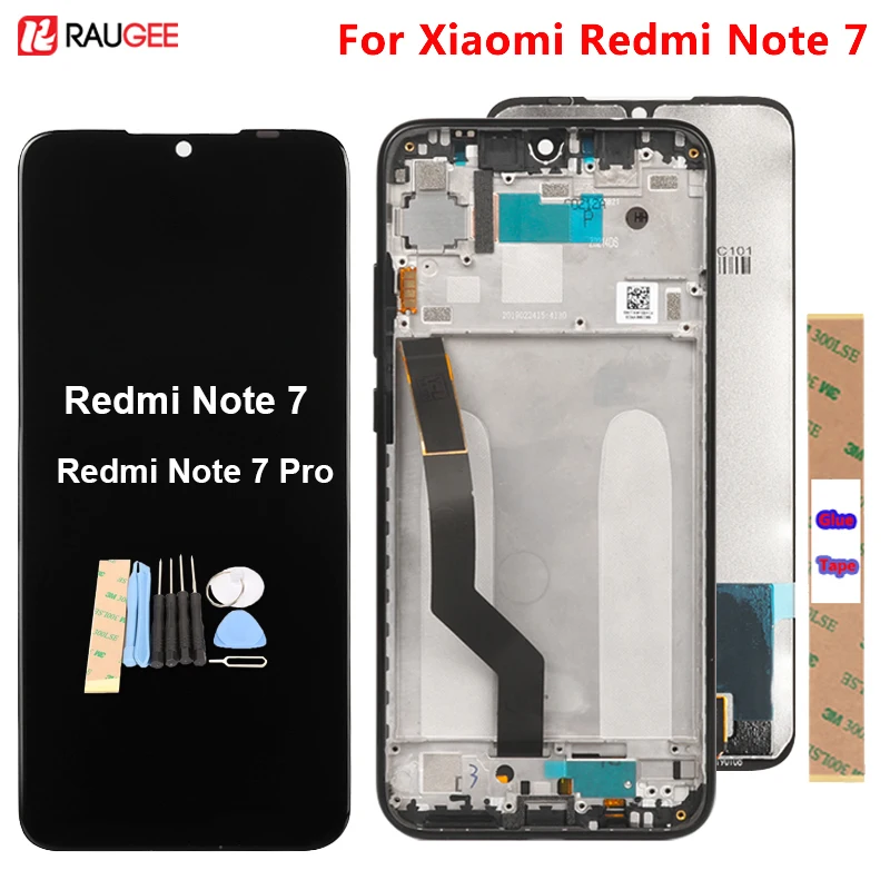 Сенсорный экран для Xiaomi Redmi Note 7 ЖК дисплей с сенсорным экраном и дигитайзером в