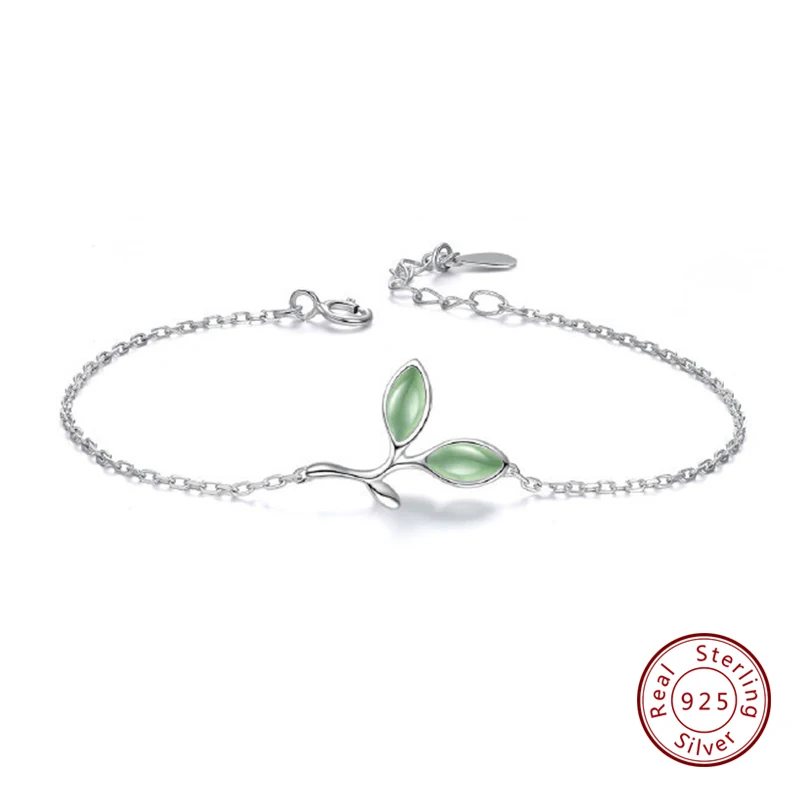 ORSA JEWELS кольцо из стерлингового серебра пробы для женщин, романтическое регулируемое кольцо с узором в виде листьев, Модные Серебряные вечерние ювелирные изделия SR92 - Цвет камня: SB30