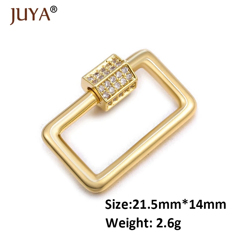 Gold DIY аксессуары для изготовления ювелирных изделий новые трендовые Популярные Висячие цепи замок крючок спиральные Застежки DIY Ожерелье Браслеты Ручной Работы - Цвет: Gold