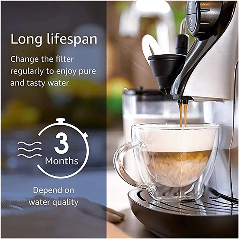 Spring Source CMF009 coffee machine water filter replacement for Philips Saeco AquaClean CA6903 2-pack water filter coffee maker water filter