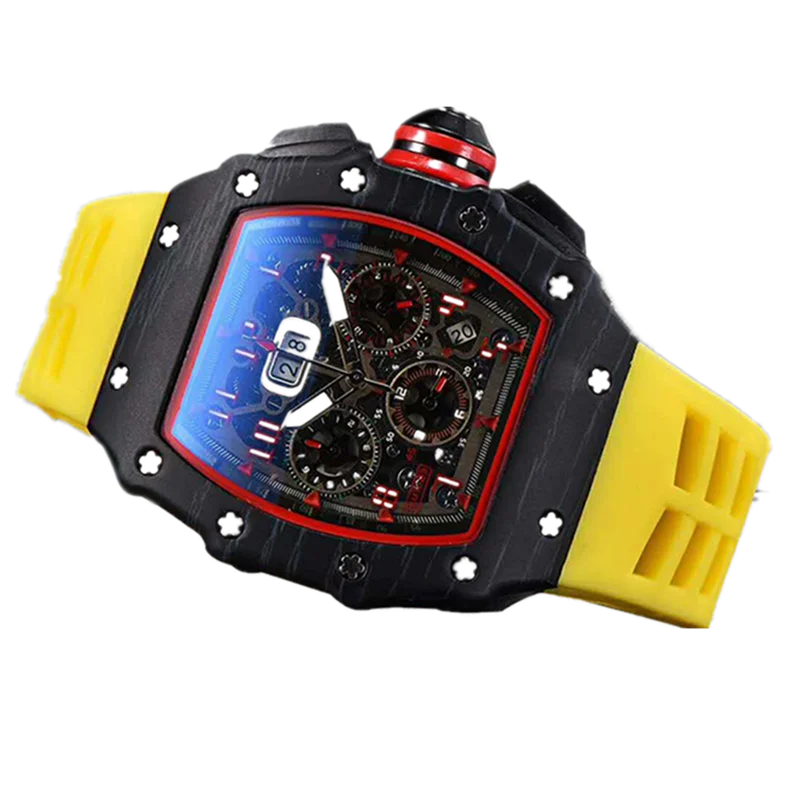 ファッションメンズ腕時計レプリカリチャードトノートップブランドの高級スケルトンクォーツムーブメントステンレス鋼は 男性 クォーツ時計 Aliexpress