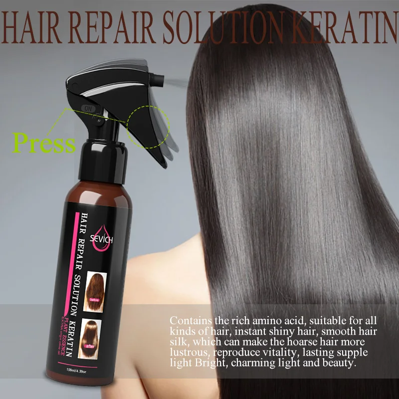 Sevich ヘア & スカルプトリートメント髪の修復ソリューションのためのケラチン女性植物エッセンスバージンオリーブオイルの髪の修復破損髪 -  AliExpress 美容 & 健康