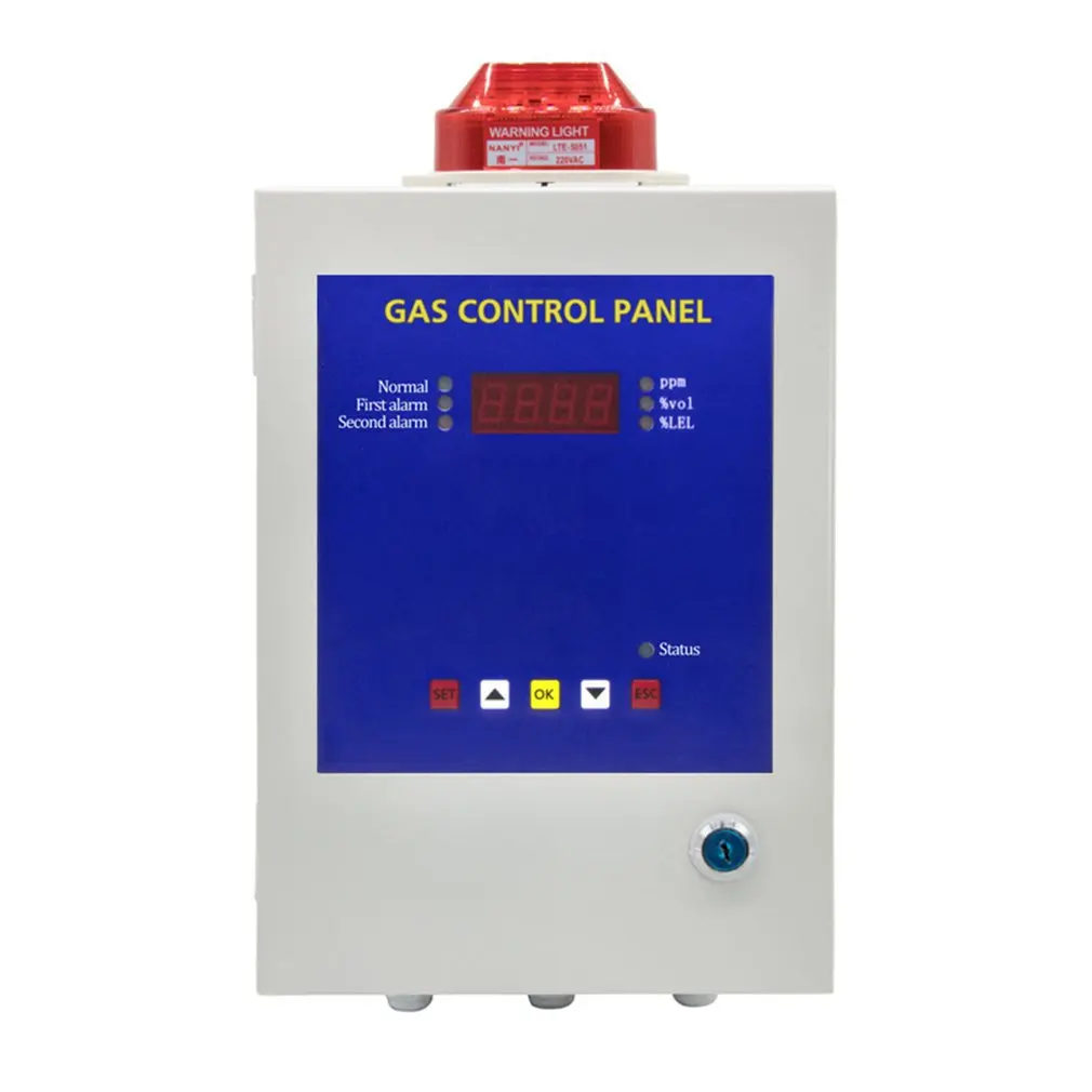 

BH-50 1-channel Gas Monitor System Alarm Controller Detector LED Display Intelligent System Zero Calibration On Line