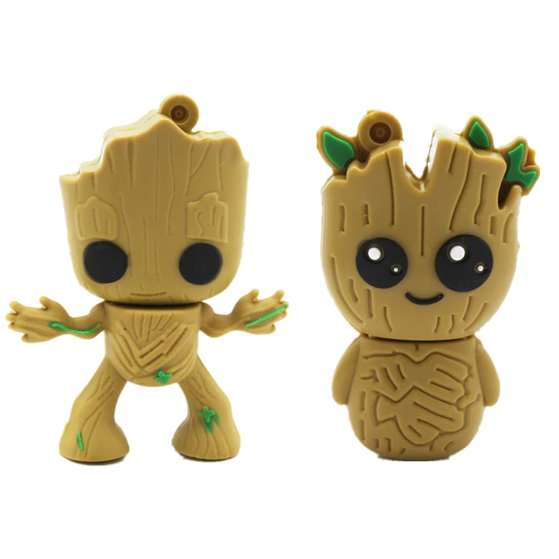 Стильная футболка с изображением персонажей видеоигр Groot флеш накопитель 256 ГБ Usb