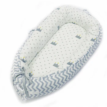 

Baby Fenced Mattress,Portable Removable Washable Toddler Nap Mat,Thicken Soft Uterine Bionic Bed,Toddler Mattress