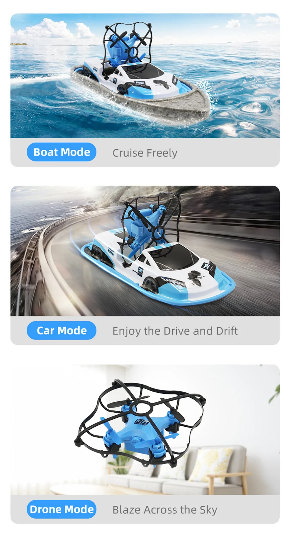 Мини-Дрон, Радиоуправляемый Дрон, лодка, автомобиль, вертолет, Квадрокоптер, радиоуправляемые игрушки для мальчиков и девочек, нано-Дрон, летающая воздушная лодка, вертолет