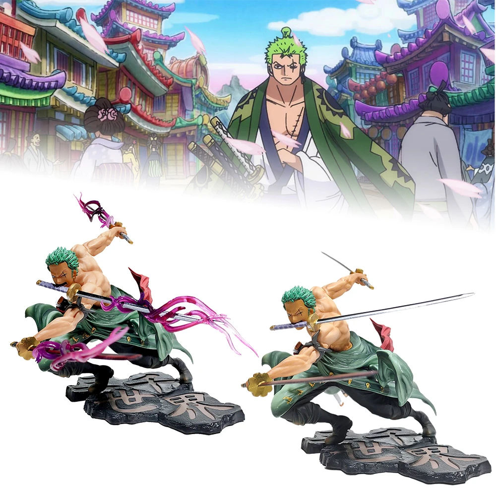 Action Portrait Of Pirates One Piece Zoro 3 000 World Garage Kit Wa No Kuni Zoro Juurou Excellent Model Toys Collectible Gifts Action Figures Aliexpress