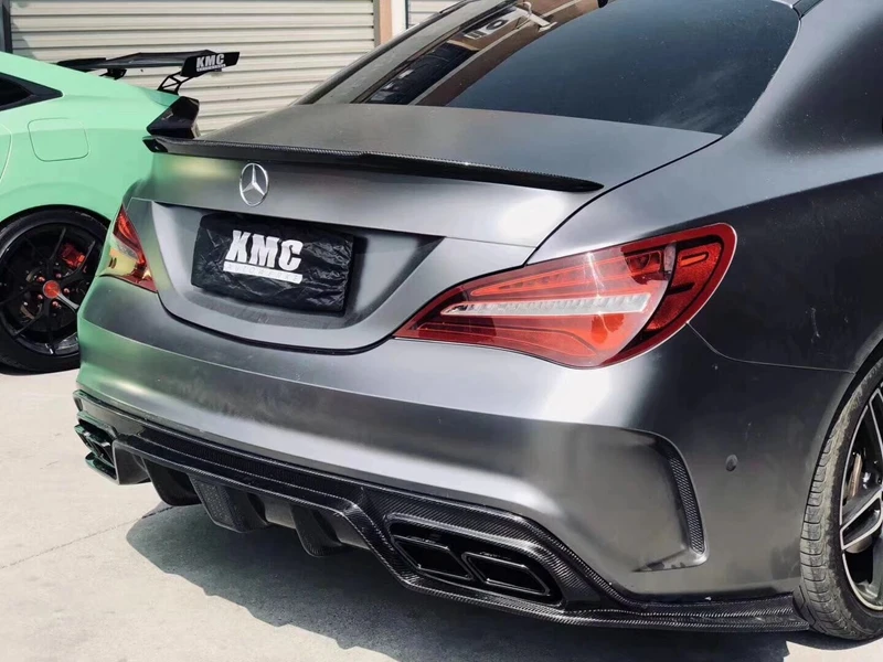 FD Стиль углеродного волокна задний спойлер на крыло, крышу для Mercedes CLA спойлер CLA45 W117 C117 CLA180 cla 200 CLA250 260 AMG 2013