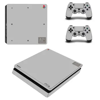 

Pure White Color Full Cover Faceplates PS4 Slim Skin Sticker Decal Vinyl for Playstation 4 Console & Controller PS4 Slim Skin