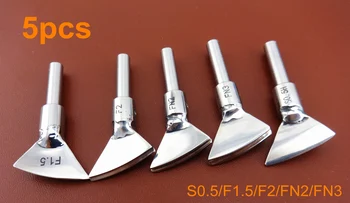 

5pcs Leather Craft Electric Edge Crease Edging & Creasing Machine Iron Line Press Replace Mini Head Tip Tool M5 Screw Connector