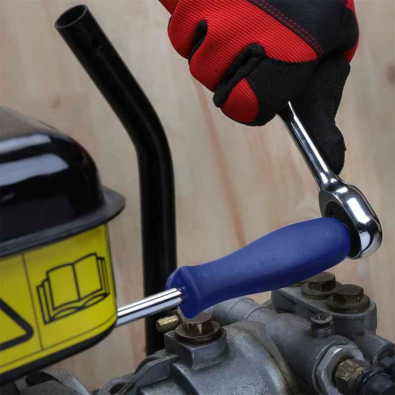 WORKPRO 123PC Mixed Tool Set Mechanics Tool Set Ratchet Spanner Wrench Socket Set 2019 New Design