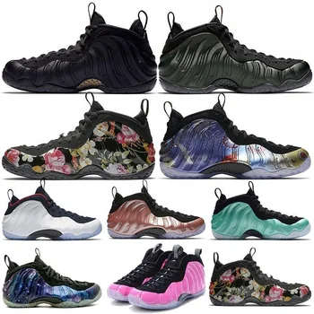 

2019 Penny Hardaway Mens Basketball Shoes CNY Floral Fleece Habanero Red Sequoia Eggplant Rust Pink Foam Sports Sneakers 7-13