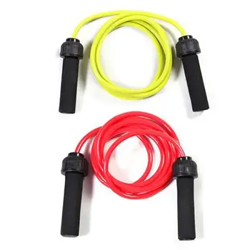 

Weighted Jump Rope with Memory Non-Slip Cushioned Foam Grip Handles for Fitness M5TC