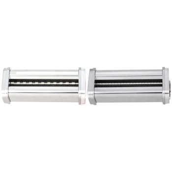 

2 Pcs Noodle Makers Parts for KA Fettucine Cutter Roller Attachment for Mixers Pasta Food Accessories, Thin & Coarse