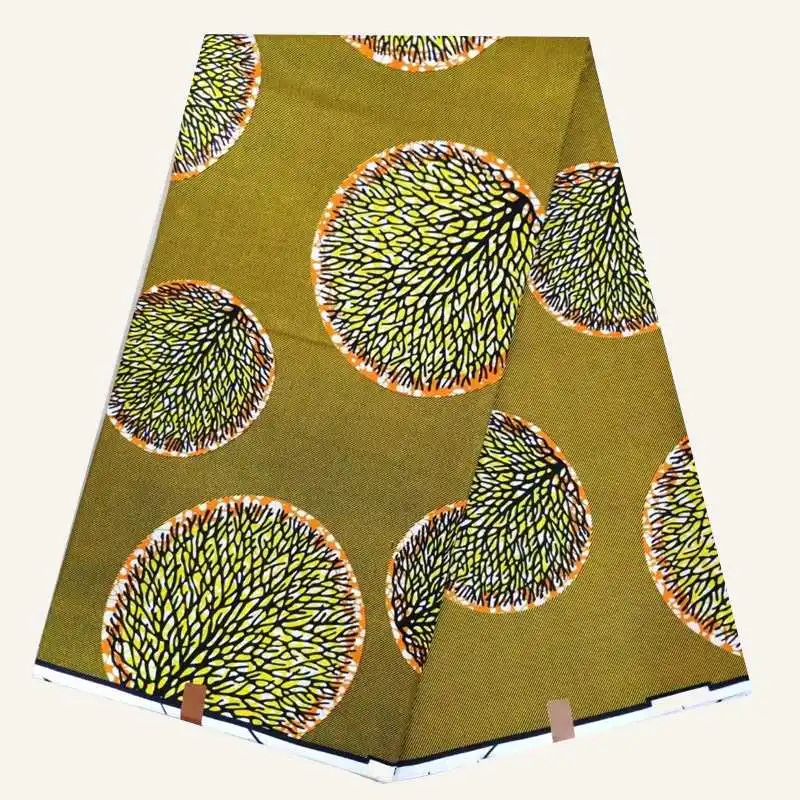 Африканский Анкара материал 6 ярдов африканская одежда восковая ткань Африканская набивная хлопок настоящая мягкая восковая ткань для женского платья 0003