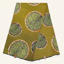Африканский Анкара материал 6 ярдов африканская одежда восковая ткань Африканская набивная хлопок настоящая мягкая восковая ткань для женского платья 0003