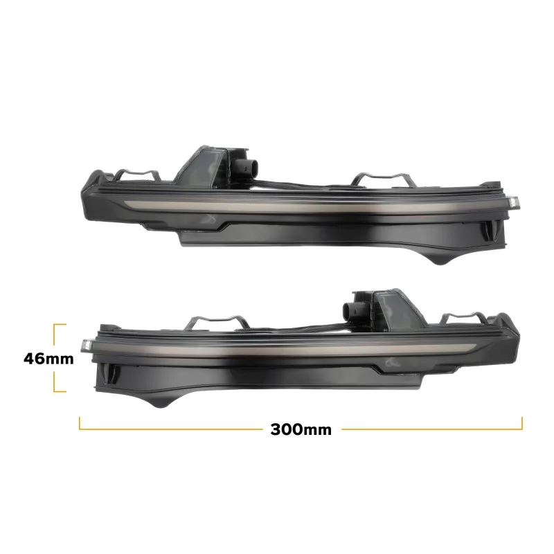 Светодиодный светильник с динамическим поворотом, 2 шт., последовательное боковое зеркало, световой индикатор, светильник для Audi Q5 FY Q7 4M