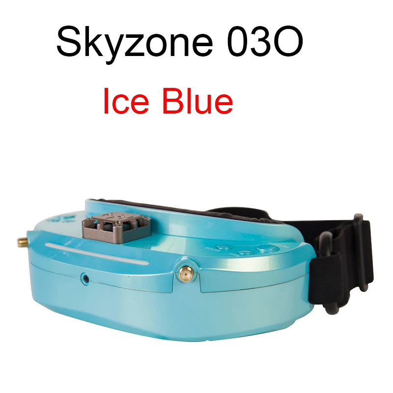 Skyzone SKY03 SKY03O O светодиодный SKY03S 03O 03 S 5,8 ГГц 48CH разнообразие FPV очки поддержка OSD DVR HDMI с головой трекера вентилятор светодиодный для RC - Цвет: SKY03O Ice Blue