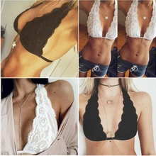 Sexy Wireless Bralette For Women 3/4 Cup Female Lace Bra Unlined Underwear Fashion Backless Top Wire Lingerie push up brassiere