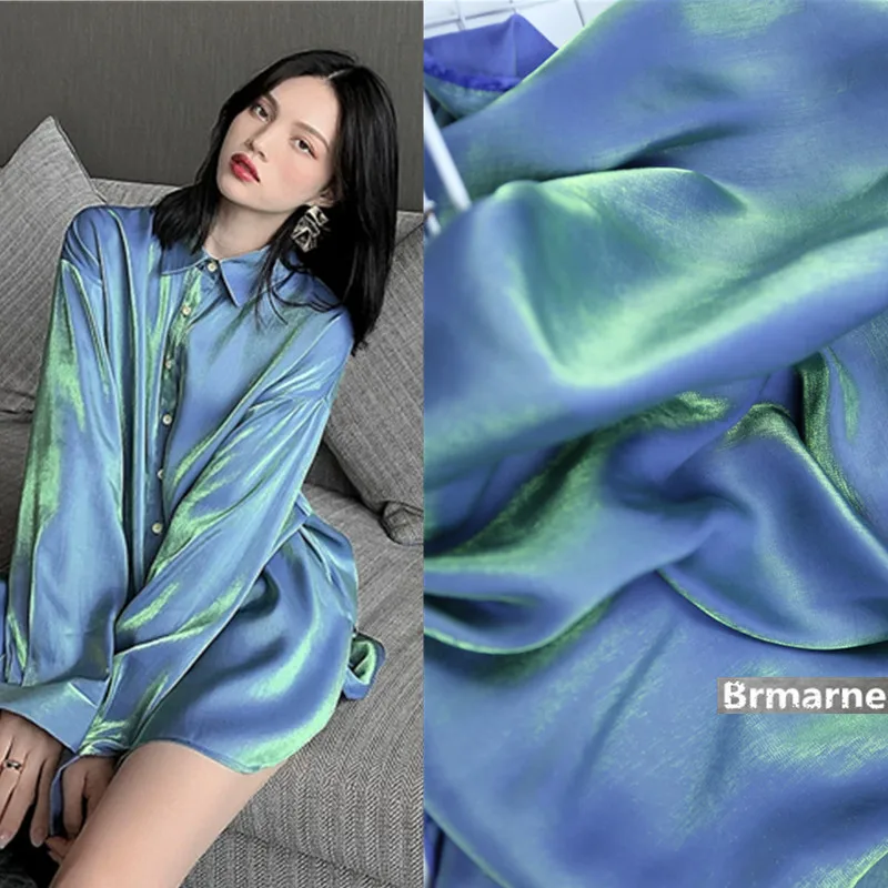 50 см* 150 см/шт синий и зеленый жемчуг древняя одежда рубашка ткань