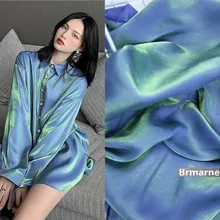 50 см* 150 см/шт синий и зеленый жемчуг древняя одежда рубашка ткань