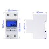 Din Rail kWh Meter 1 Phase 2 Wire LCD Digital Display Power Consumption Energy Electric kWh Counter  AC 110V-230V 50/60Hz ► Photo 3/6