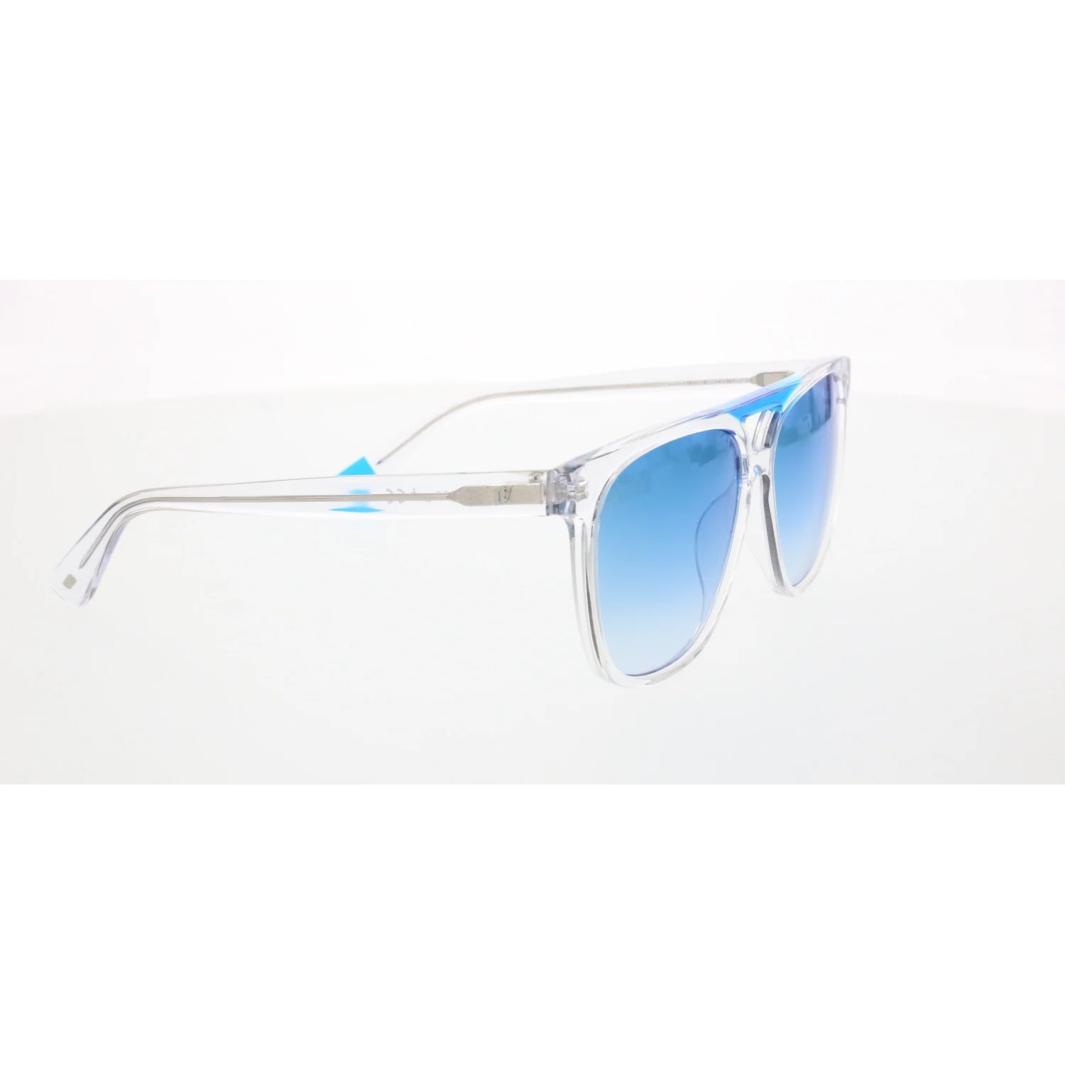 

Unisex sunglasses w 0263 27w bone transparent organic rectangle rectangular 59-13-145 web