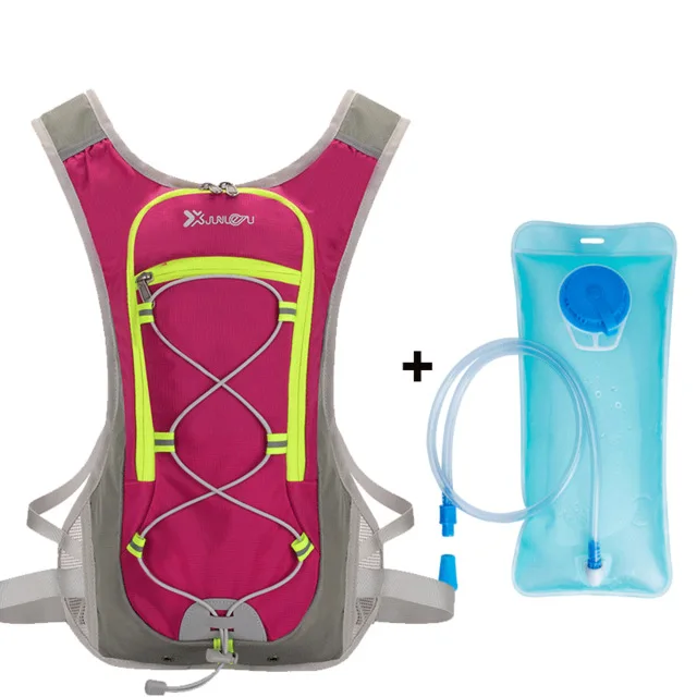 Hidratas ao ar livre mochila 2l saco de algua bicicleta caminhadas montanhismo correndo ciclismo esportes ultraleve mochila bex - Цвет: Небесно-голубой