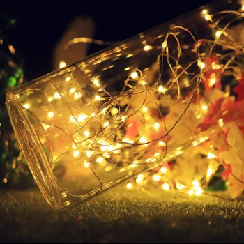 

Solar led light string 10LEDs Solar Wine Bottle Lights Christmas Holiday Waterproof Copper Wire Decorative String lights