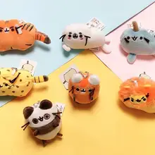 10 шт./лот японский бренд плюшевый Pusheen cat kawaii брелок подвесные игрушки для детей