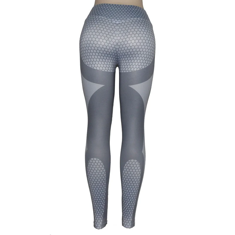 Женские повседневные штаны Nessaj лоскутные леггинсы для фитнеса с принтом в виде