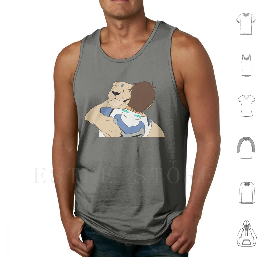 Lance Voltron-Blue Lion Canotte Vest Lance Lance Voltron Voltron Vld Voltron Blue Lion Blue Lion Voltron