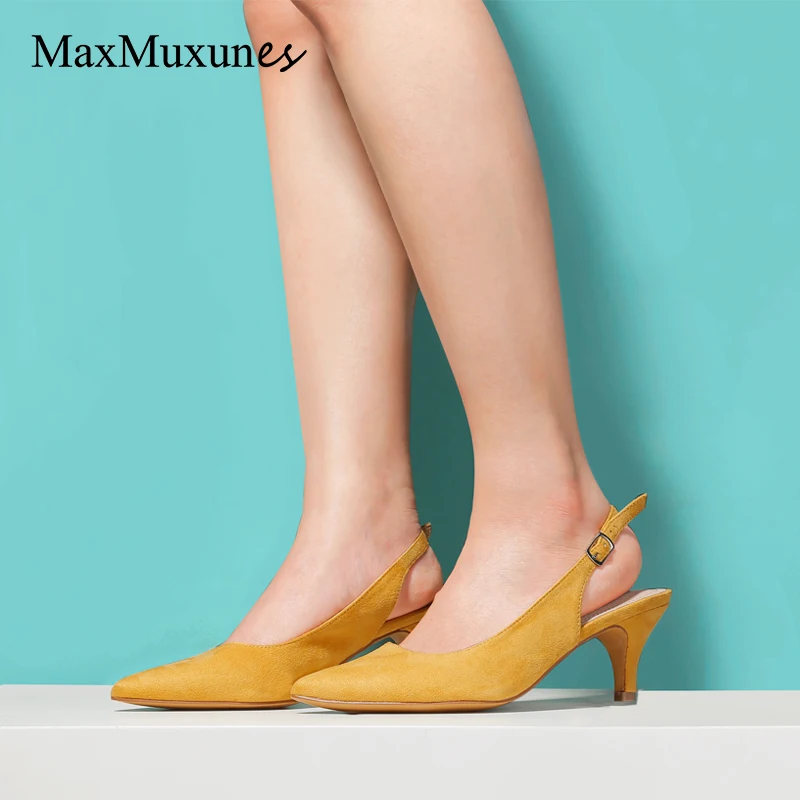 Туфли-лодочки MaxMuxun женские классические на каблуке-рюмочке со змеиным принтом