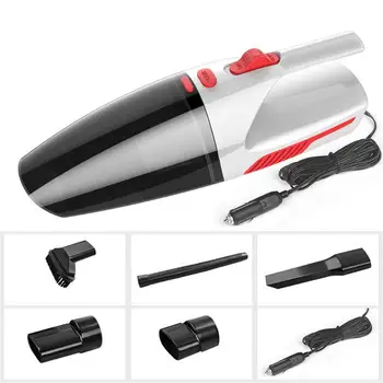 

Car Wireless Vacuum Cleaner Rechargeable Car Home Wet&Dry Dual-Use High Power Handheld Vacuum Cleaner with Light