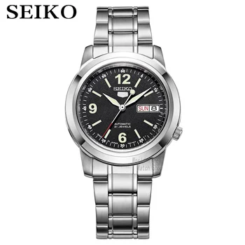 

seiko watch men 5 automatic watch top brand luxury Sport men watch set waterproof mechanical military watch Relogio MasculinoSNK