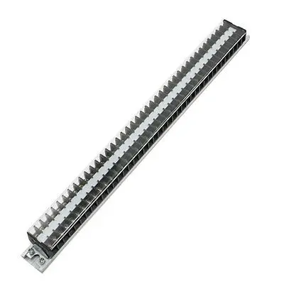 

15A 600V Double Row 80 Screw Terminal Barrier Block w Cover