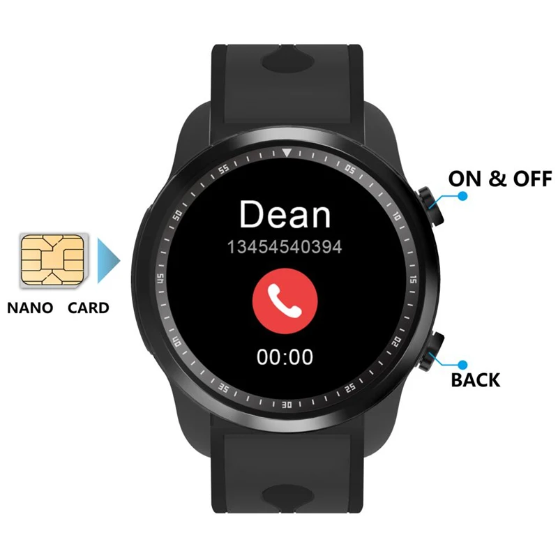 696 KC03 4G Smart Watch GPS Android 6.0 IP67 Waterproof Smartwatch Bluetooth Wifi 1GB+16GB Watch 2.0mp Camera Smartwatch Sports