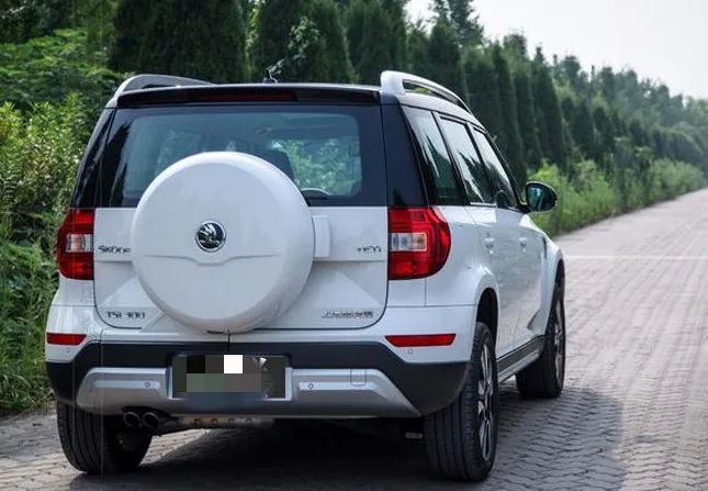 Спойлер для SKODA YETI, стиль, заднее стекло, крыша, крыло, белый, черный цвет или грунтовка, спойлер с до