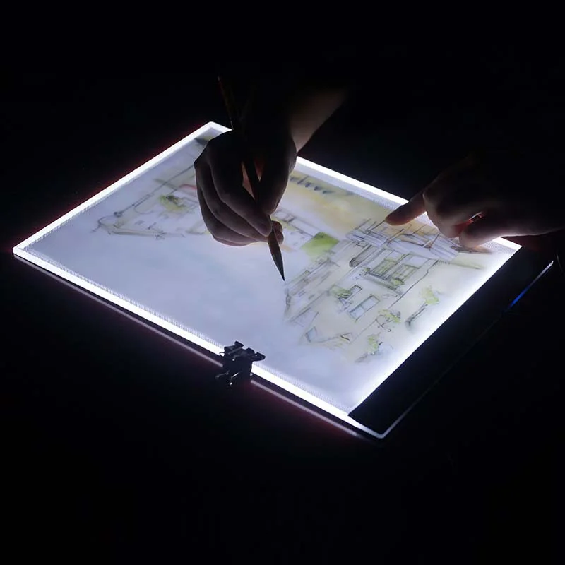 $5.18 Three Level Dimmable Led Light Pad,Tablet Tools Diamond Painting Accessories Diamond Embroidery Eye Protection  A4/A5 Size