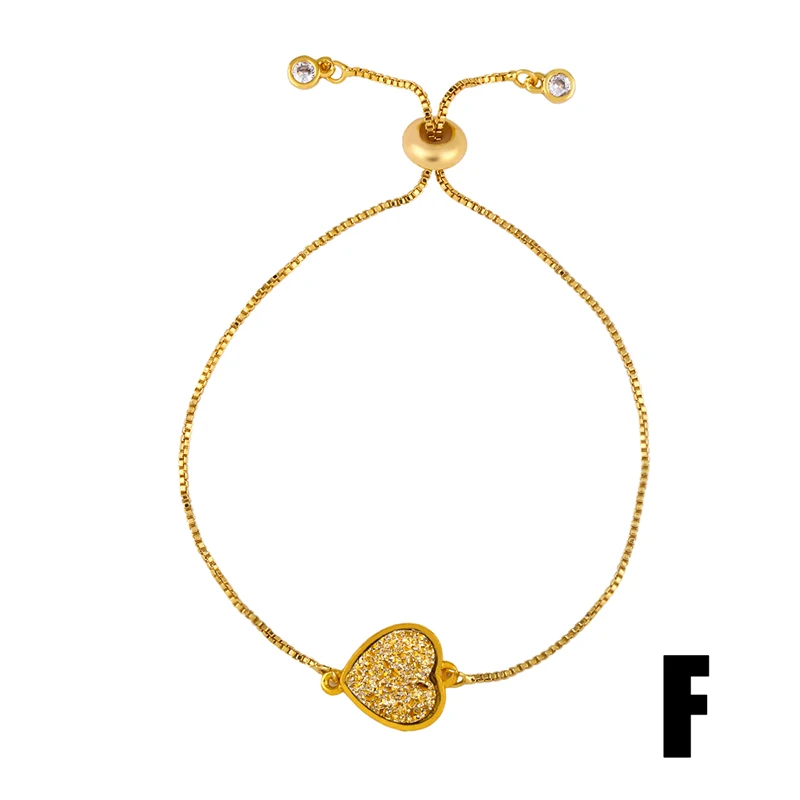 OCESRIO, женские модные браслеты,, Радужный крест, сердце, 24 k, золотые ювелирные изделия, для пары, очаровательные и теннисные браслеты, браслеты, Mujer brt-b78